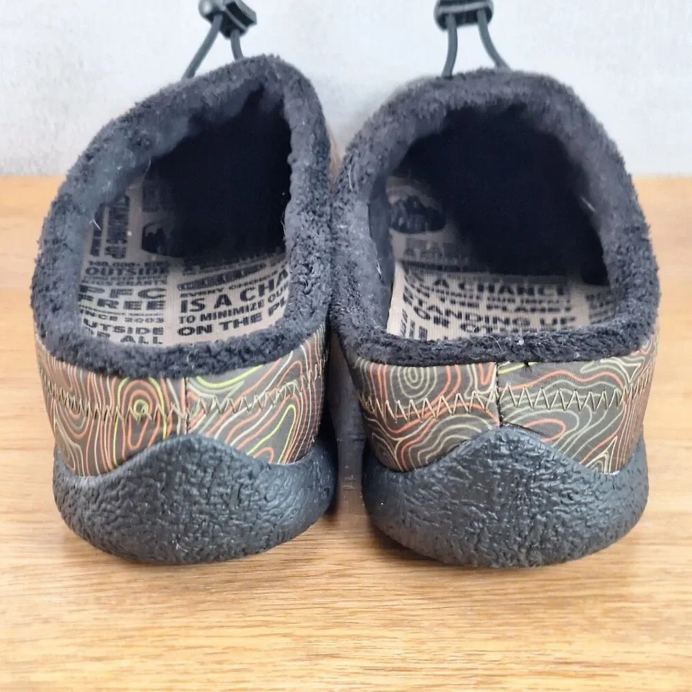Keen Men's 9.5 Howser III Slip On Slide Charcoal Green Topo Clog  Comfort Shoe